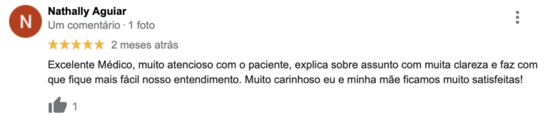 Avaliação do Google 4