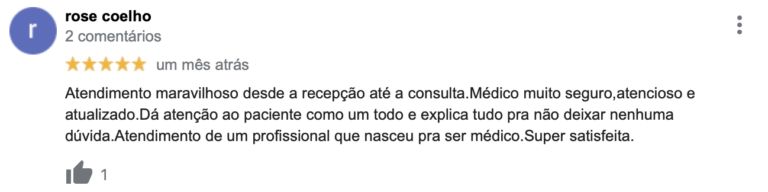 Avaliação do Google 3